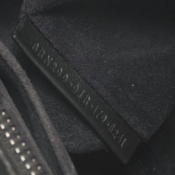 Fendi Dotcom Whipstitch Black Leather Satchel - Picture 14 of 14